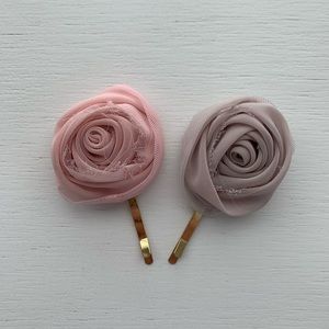 J. Crew Silk Chiffon Hair Pins - Set of Two